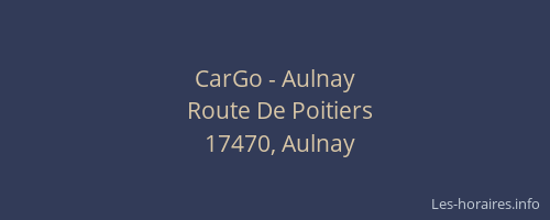 CarGo - Aulnay