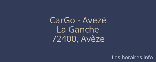 CarGo - Avezé