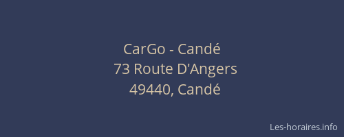 CarGo - Candé