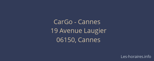 CarGo - Cannes