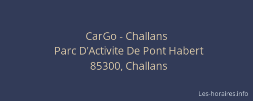 CarGo - Challans