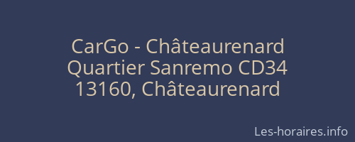 CarGo - Châteaurenard