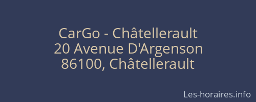 CarGo - Châtellerault