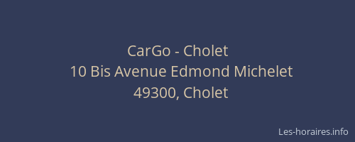 CarGo - Cholet