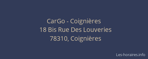 CarGo - Coignières