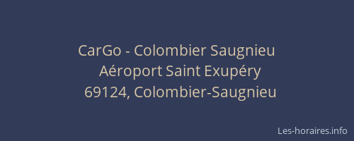 CarGo - Colombier Saugnieu