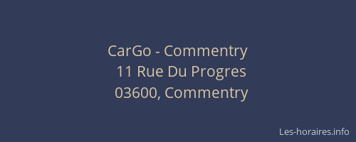 CarGo - Commentry
