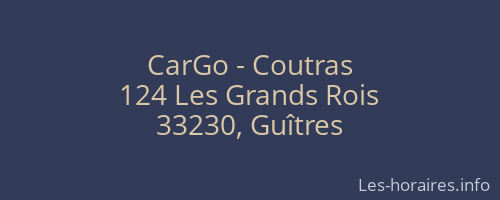 CarGo - Coutras