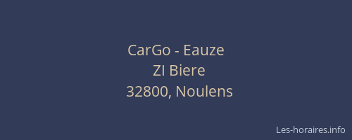 CarGo - Eauze