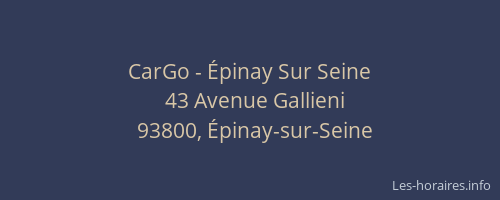 CarGo - Épinay Sur Seine