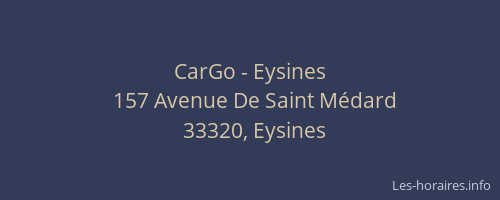 CarGo - Eysines