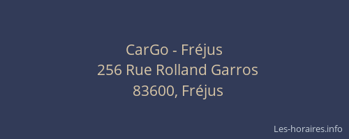 CarGo - Fréjus