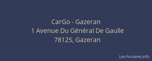 CarGo - Gazeran