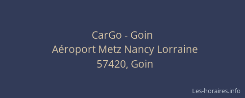 CarGo - Goin