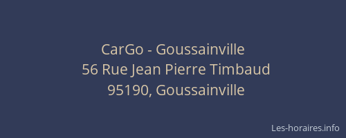 CarGo - Goussainville
