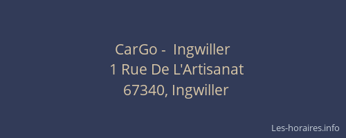 CarGo -  Ingwiller