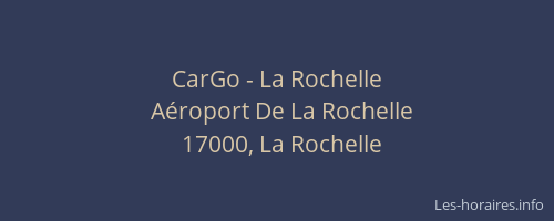 CarGo - La Rochelle