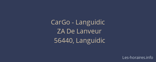 CarGo - Languidic