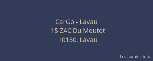 CarGo - Lavau