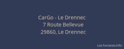 CarGo - Le Drennec