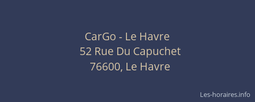CarGo - Le Havre