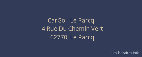 CarGo - Le Parcq
