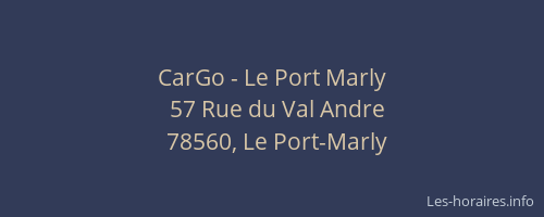 CarGo - Le Port Marly