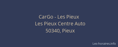 CarGo - Les Pieux