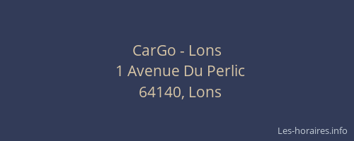 CarGo - Lons