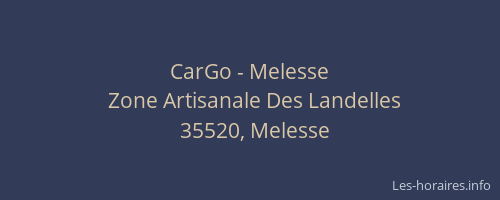 CarGo - Melesse
