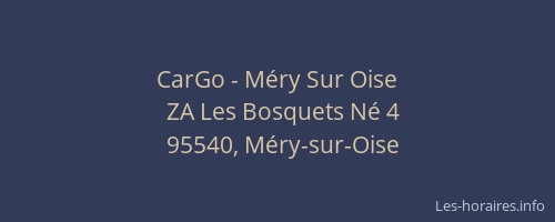 CarGo - Méry Sur Oise
