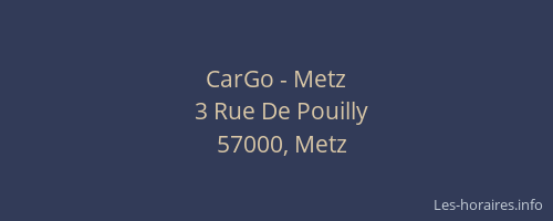 CarGo - Metz