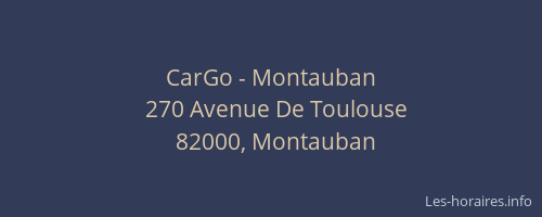 CarGo - Montauban