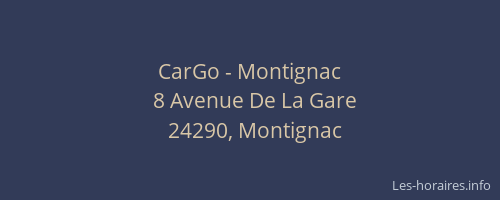 CarGo - Montignac