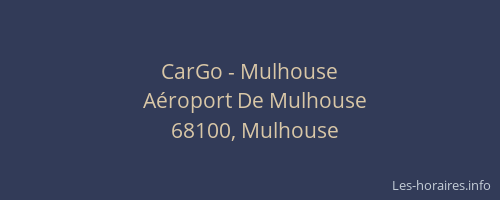 CarGo - Mulhouse