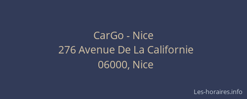 CarGo - Nice