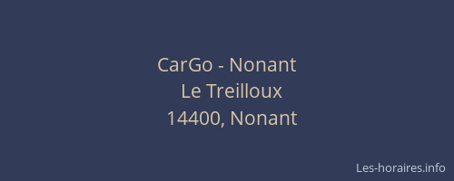 CarGo - Nonant