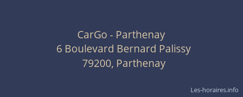 CarGo - Parthenay