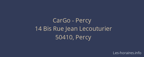 CarGo - Percy