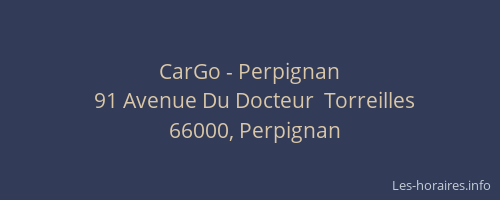 CarGo - Perpignan