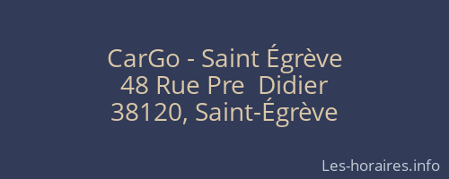 CarGo - Saint Égrève