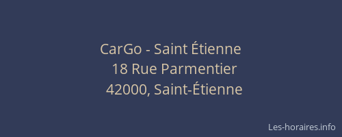 CarGo - Saint Étienne