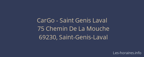 CarGo - Saint Genis Laval