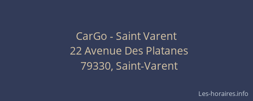 CarGo - Saint Varent