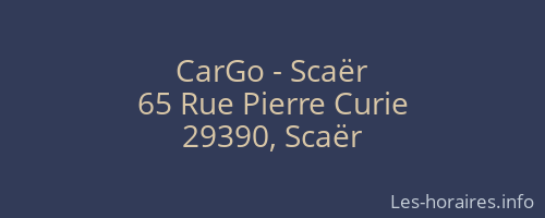 CarGo - Scaër