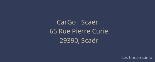 CarGo - Scaër