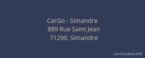 CarGo - Simandre