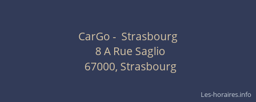 CarGo -  Strasbourg