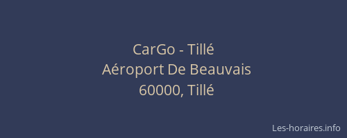 CarGo - Tillé