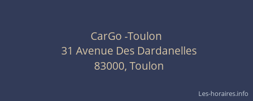 CarGo -Toulon